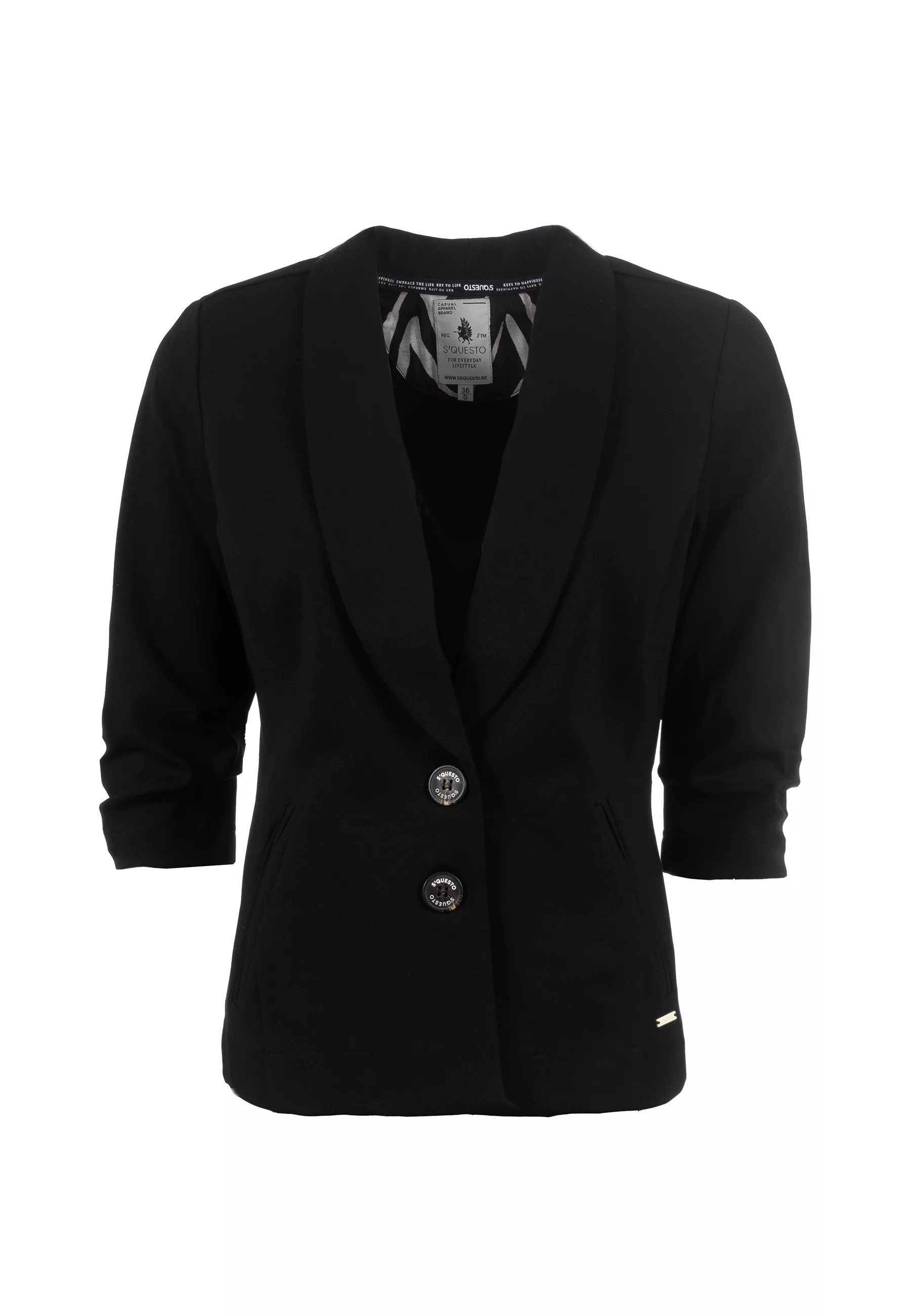 Soquesto Sweatblazer 3/4 Nicita black günstig online kaufen