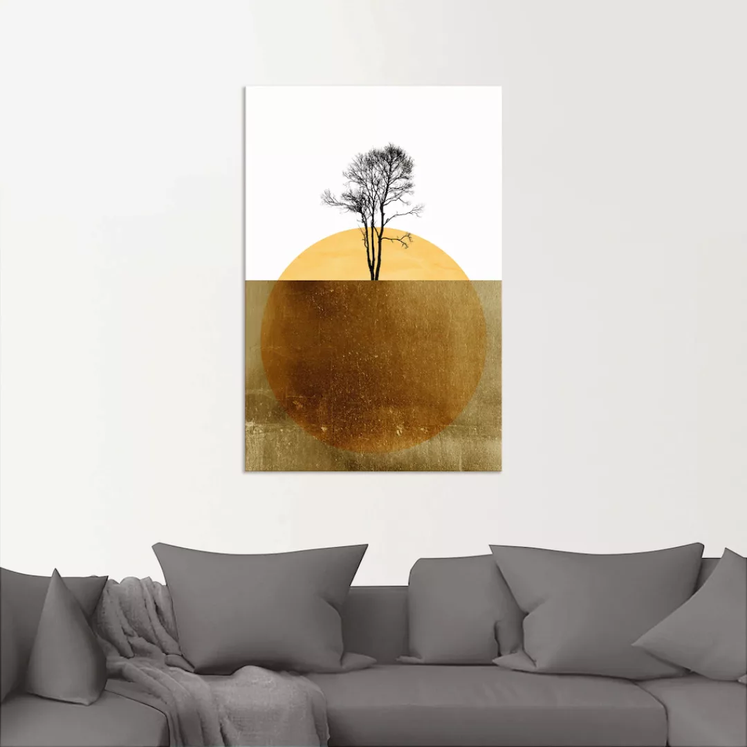 Artland Wandbild "Goldener Ozean", Meer Bilder, (1 St.), als Alubild, Outdo günstig online kaufen