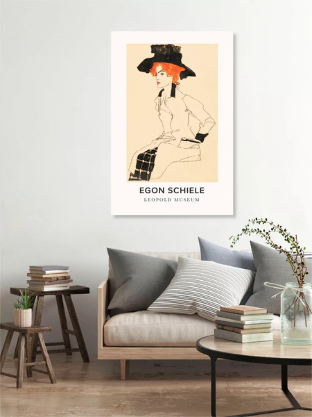 Poster / Leinwandbild - Egon Schiele - Leopold Museum günstig online kaufen
