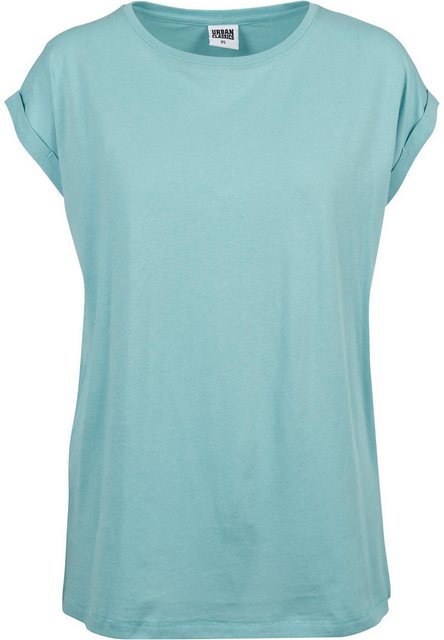 URBAN CLASSICS Kurzarmshirt Urban Classics Damen Ladies Extended Shoulder T günstig online kaufen