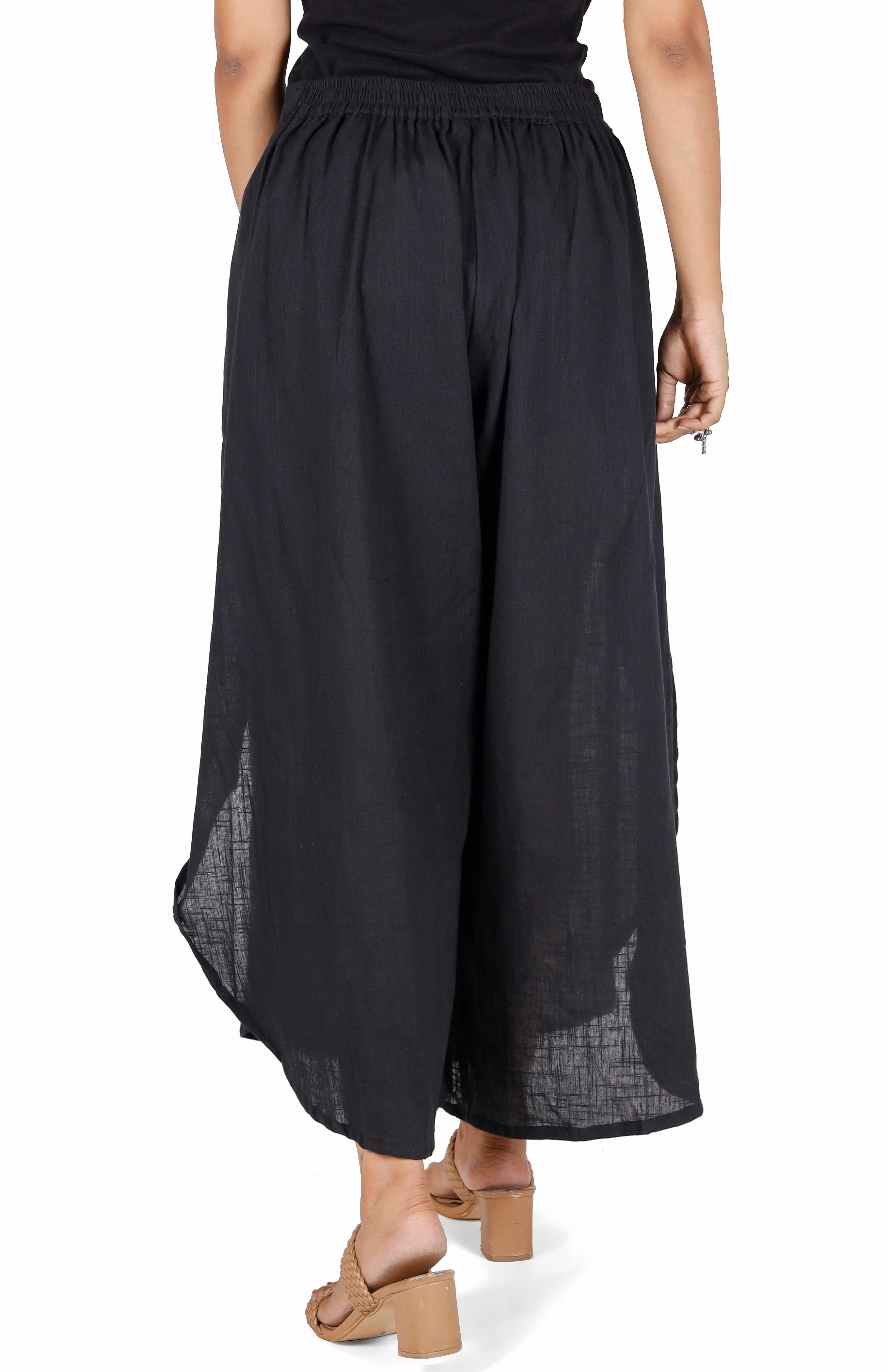 Guru-Shop Relaxhose Palazzohose, Boho Hosenrock, offene günstig online kaufen