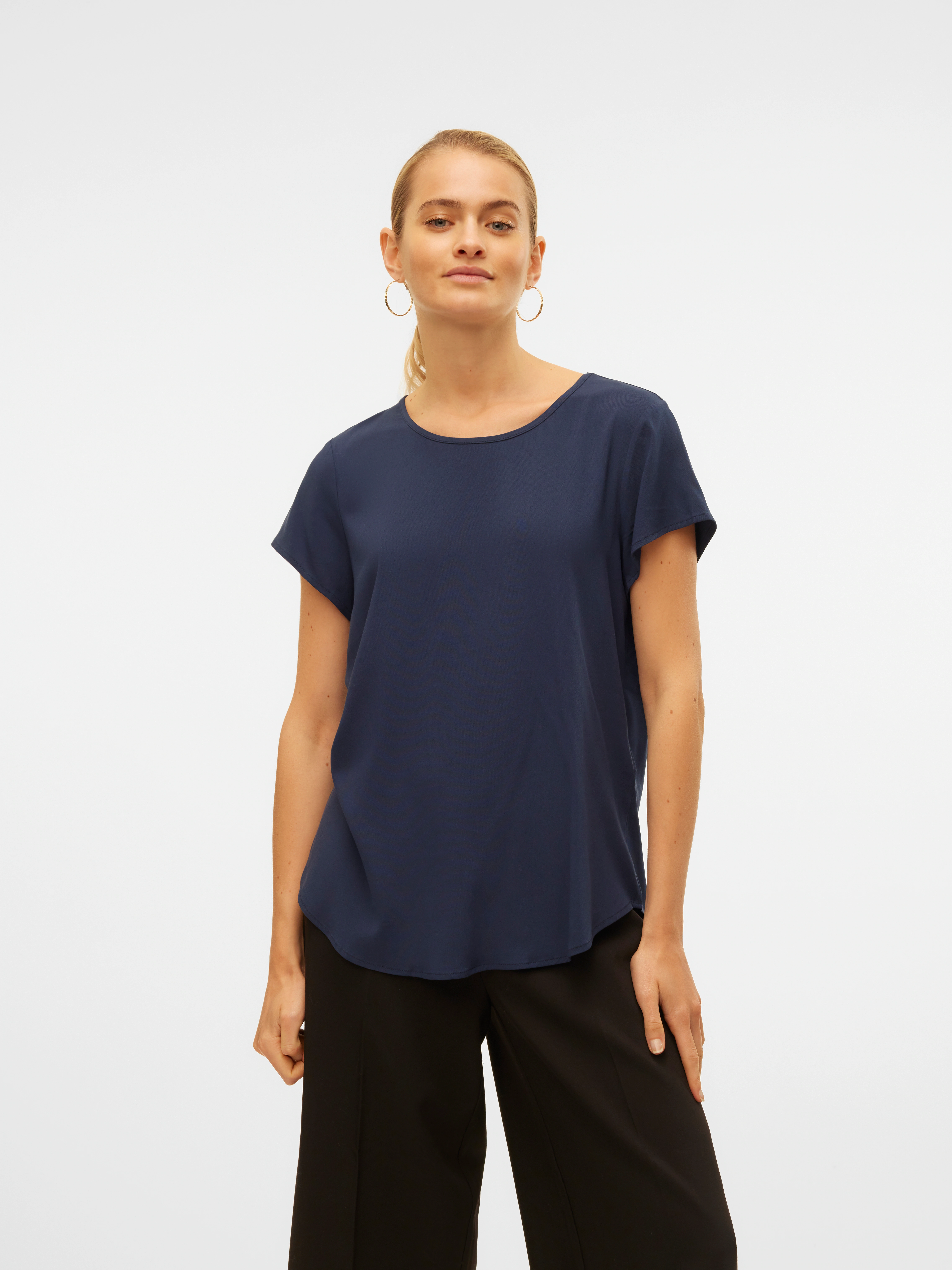 Vero Moda Blusenshirt "VMBELLA SS TOP WVN GA NOOS" günstig online kaufen