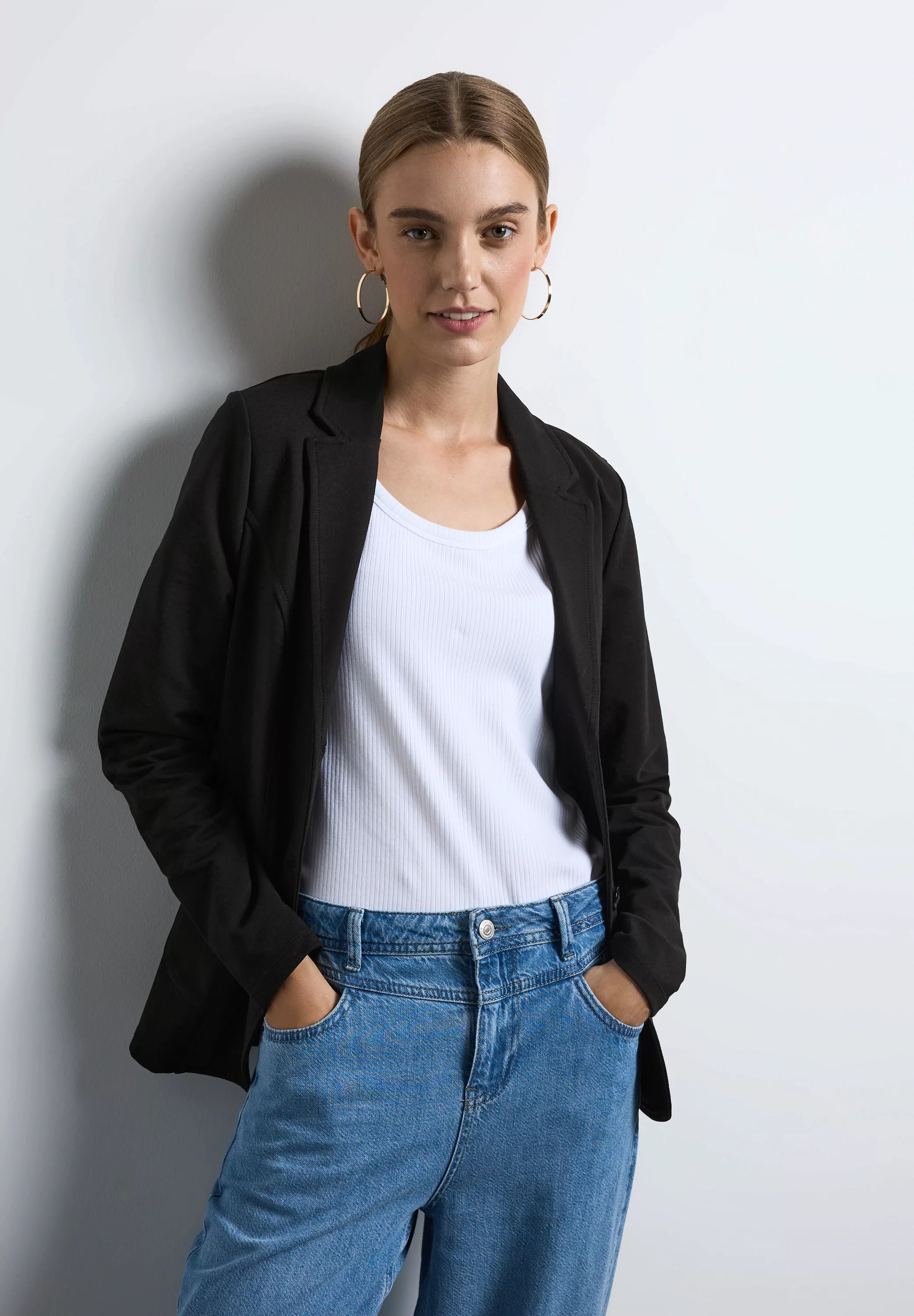 STREET ONE Longblazer - Blazer - leichte Jacke - Basic Blazer günstig online kaufen