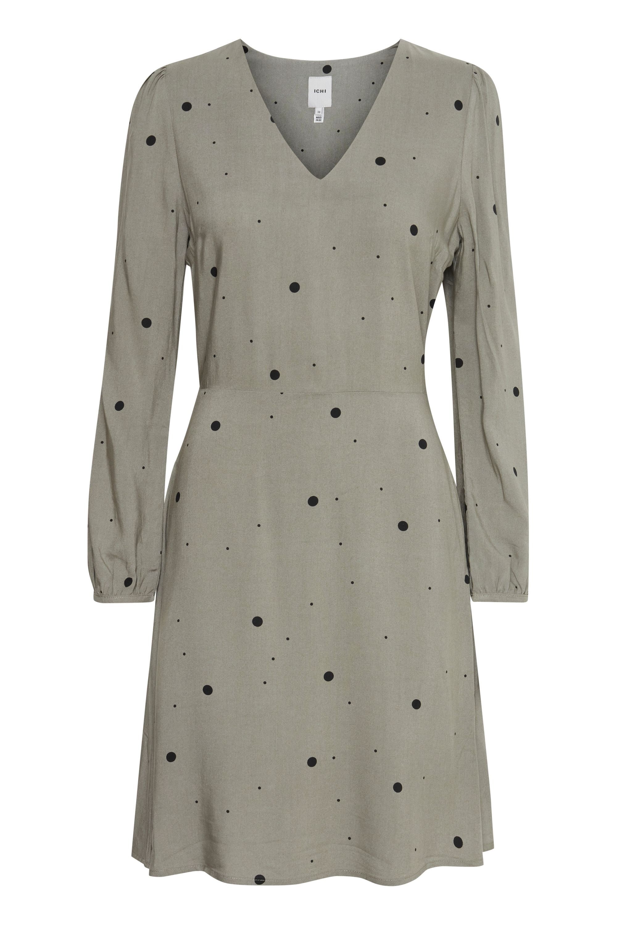 Ichi A-Linien-Kleid IHVERA DR16 - 20115114 Kleid mit Muster günstig online kaufen