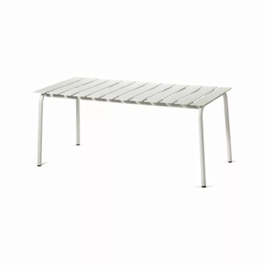 rechteckiger Tisch Aligned metall weiß / By Maarten Baas - 170 x 85 cm / Al günstig online kaufen