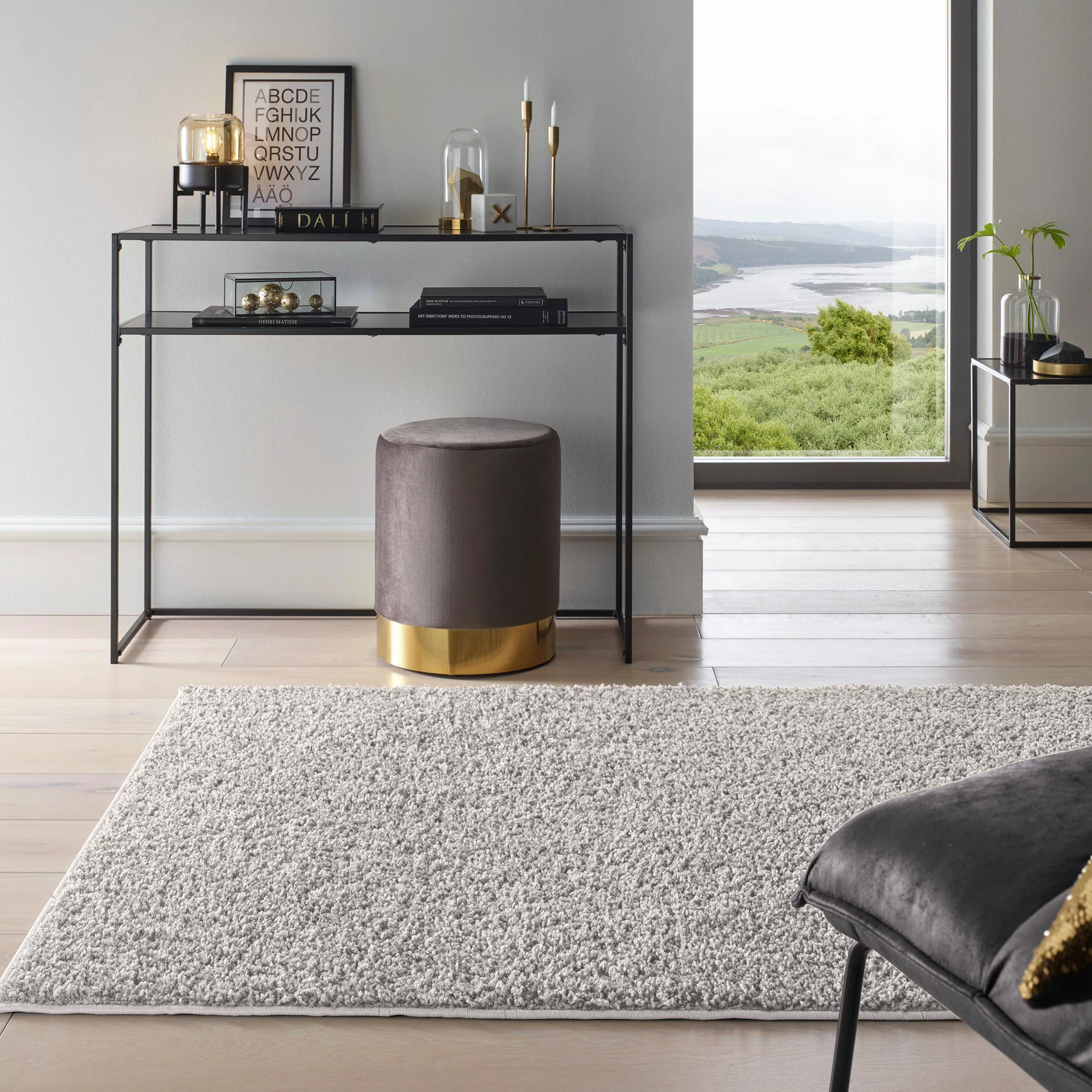 TaCa Home Langflor-Teppich Waschbarer Langflor-Teppich Rutschfest, günstig online kaufen
