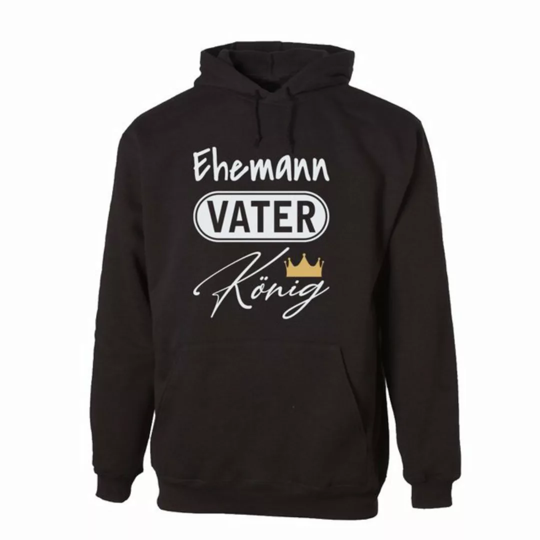 G-graphics Hoodie Ehemann – Vater – König mit trendigem Frontprint, Aufdruc günstig online kaufen