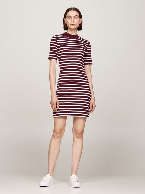 Tommy Hilfiger Shirtkleid SLIM CODY MOCK-NK DRESS mit Mock-neck günstig online kaufen