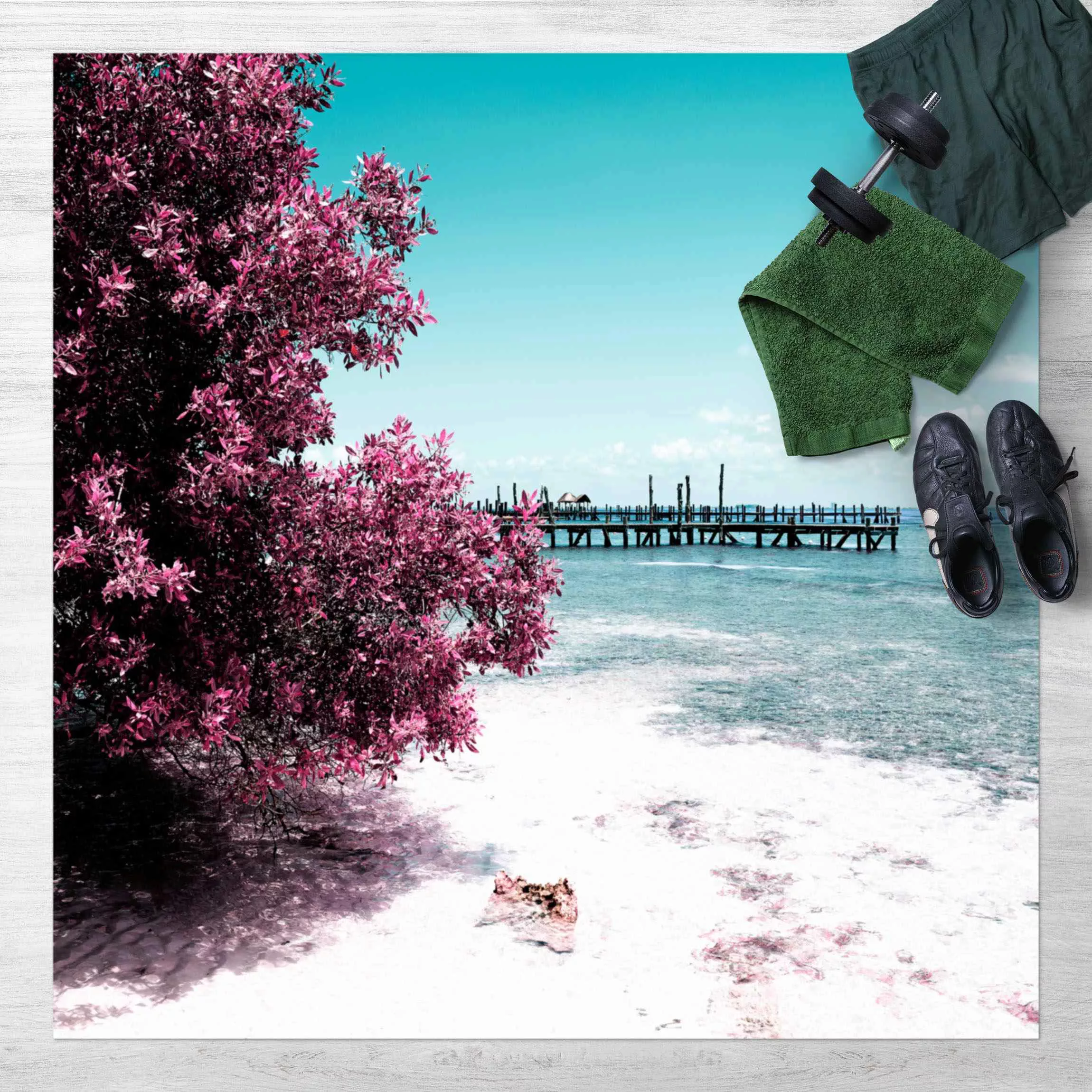 Vinyl-Teppich Paradies Strand Isla Mujeres günstig online kaufen