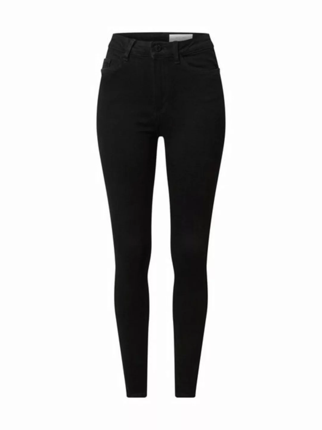 NOISY MAY Nmcallie High Waist Skinny Fit Jeans Damen Schwarz günstig online kaufen
