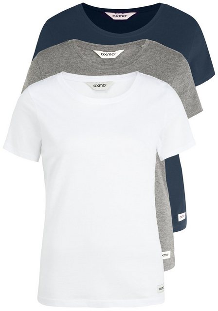 OXMO T-Shirt OXOtta Basic-T-Shirts im 3er Pack günstig online kaufen