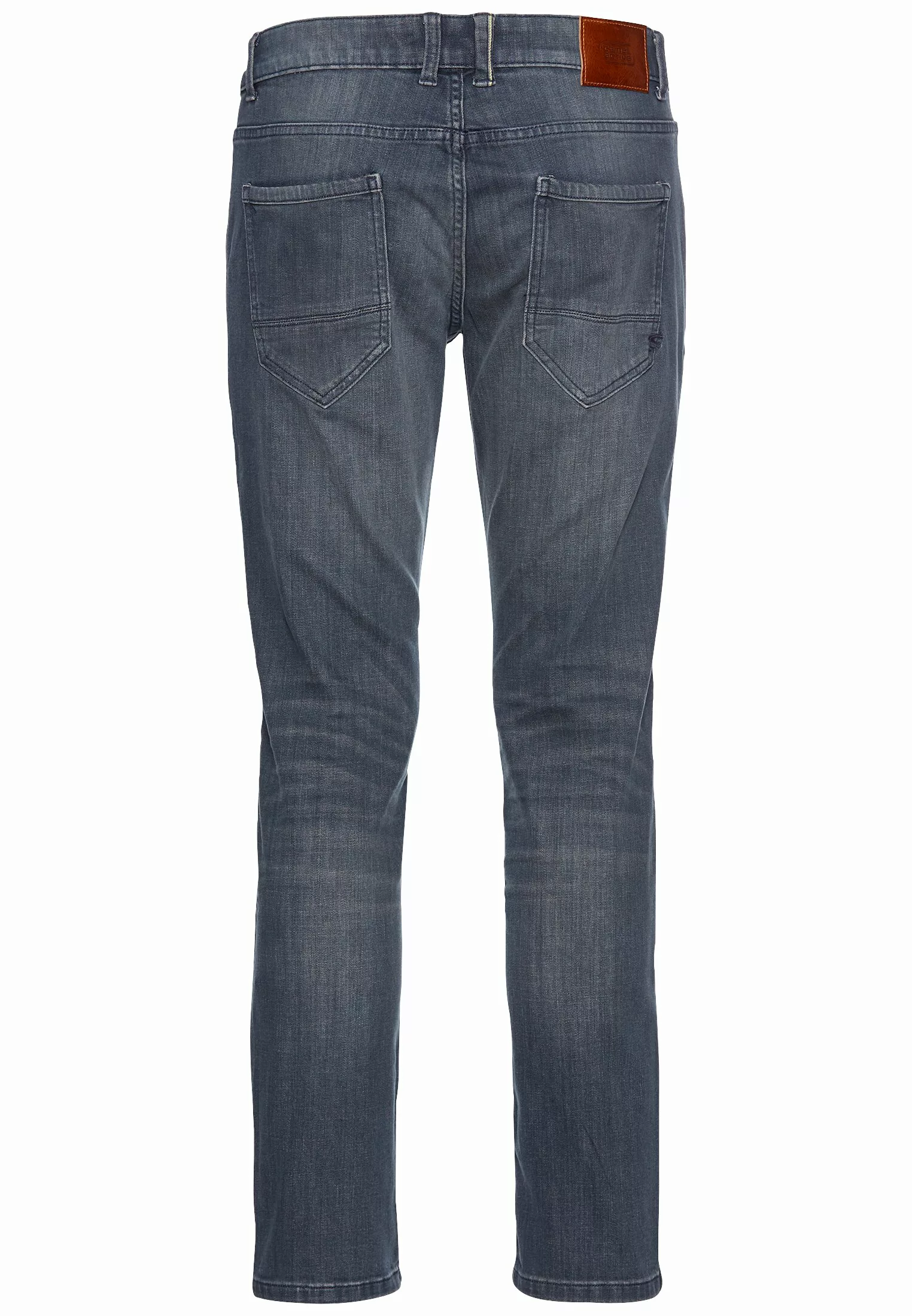 camel active Slim-fit-Jeans, mit Leder-Badge günstig online kaufen