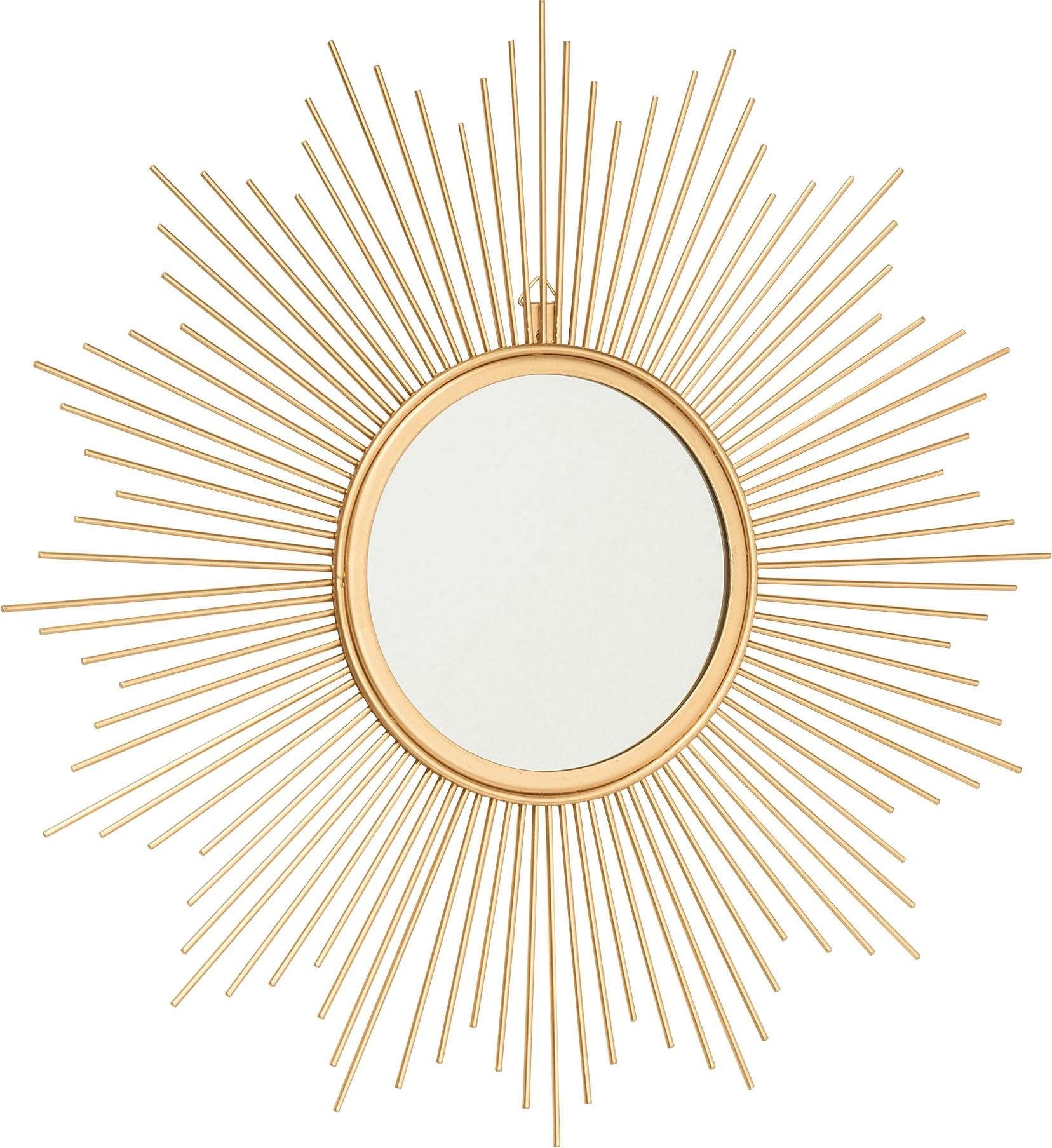 Leonique Dekospiegel Brooklyn, gold, Wandspiegel, Wanddeko, günstig online kaufen