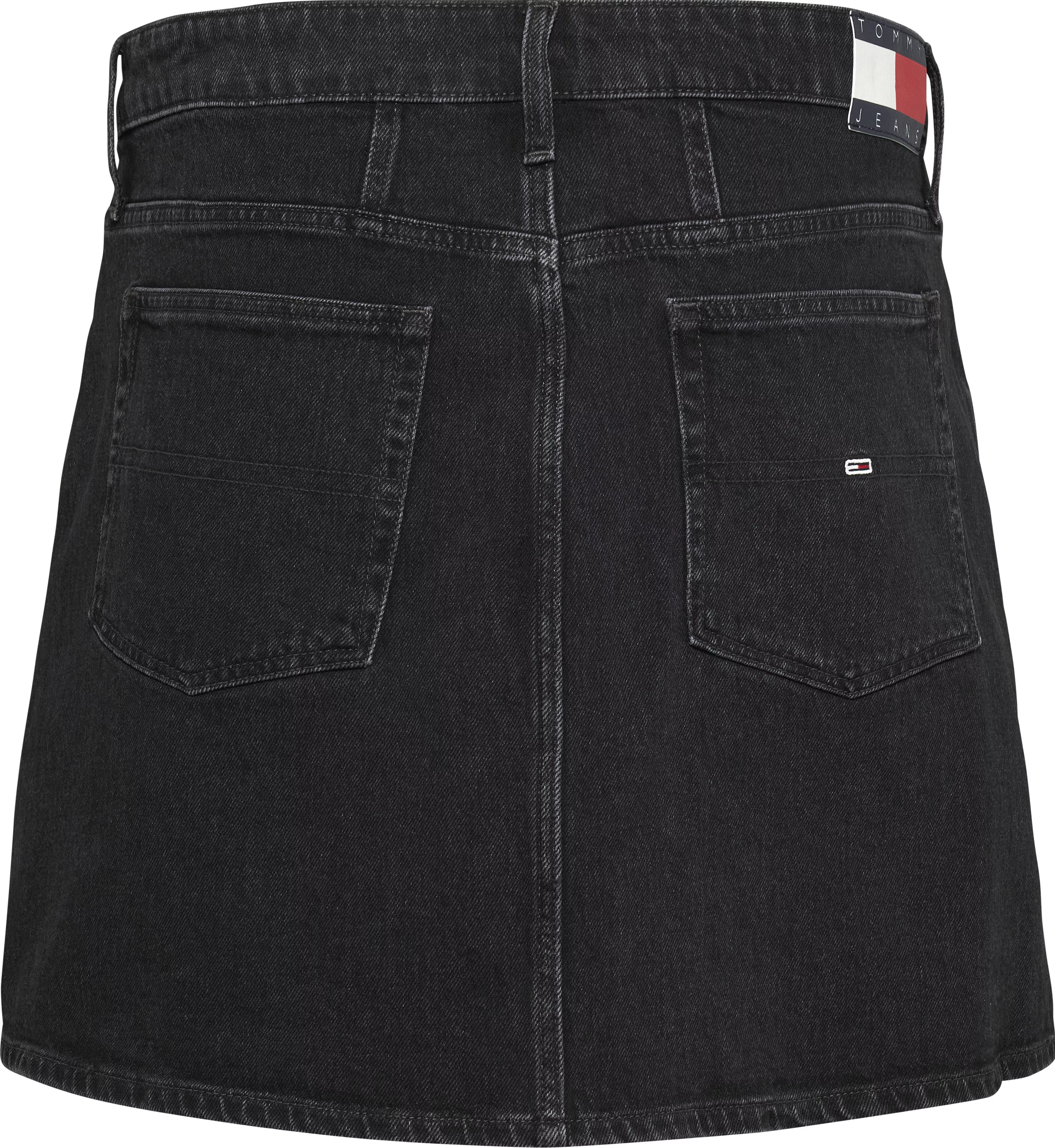 Tommy Jeans Curve Jeansrock "CRV MOM UH SKIRT CG4181", Webrock mit Logopatc günstig online kaufen