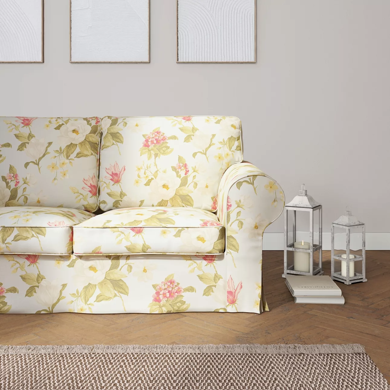 Bezug für Ektorp 2-Sitzer Schlafsofa ALTES Modell, blau-grün, Sofabezug Ekt günstig online kaufen