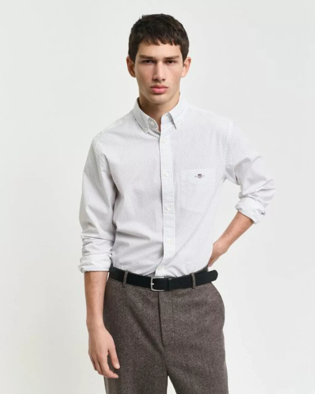 Gant Langarmhemd REG MICRO PRINT SHIRT mit einem dezenten, durchgehenden Mi günstig online kaufen