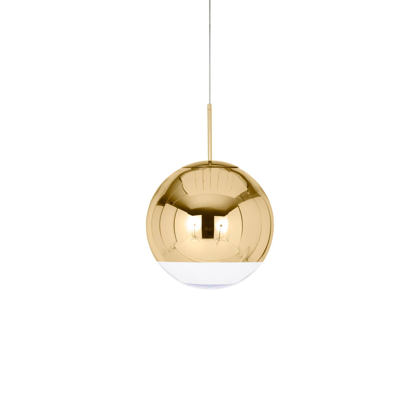 Tom Dixon Mirror Ball LED-Hängelampe Ø 40 cm gold günstig online kaufen