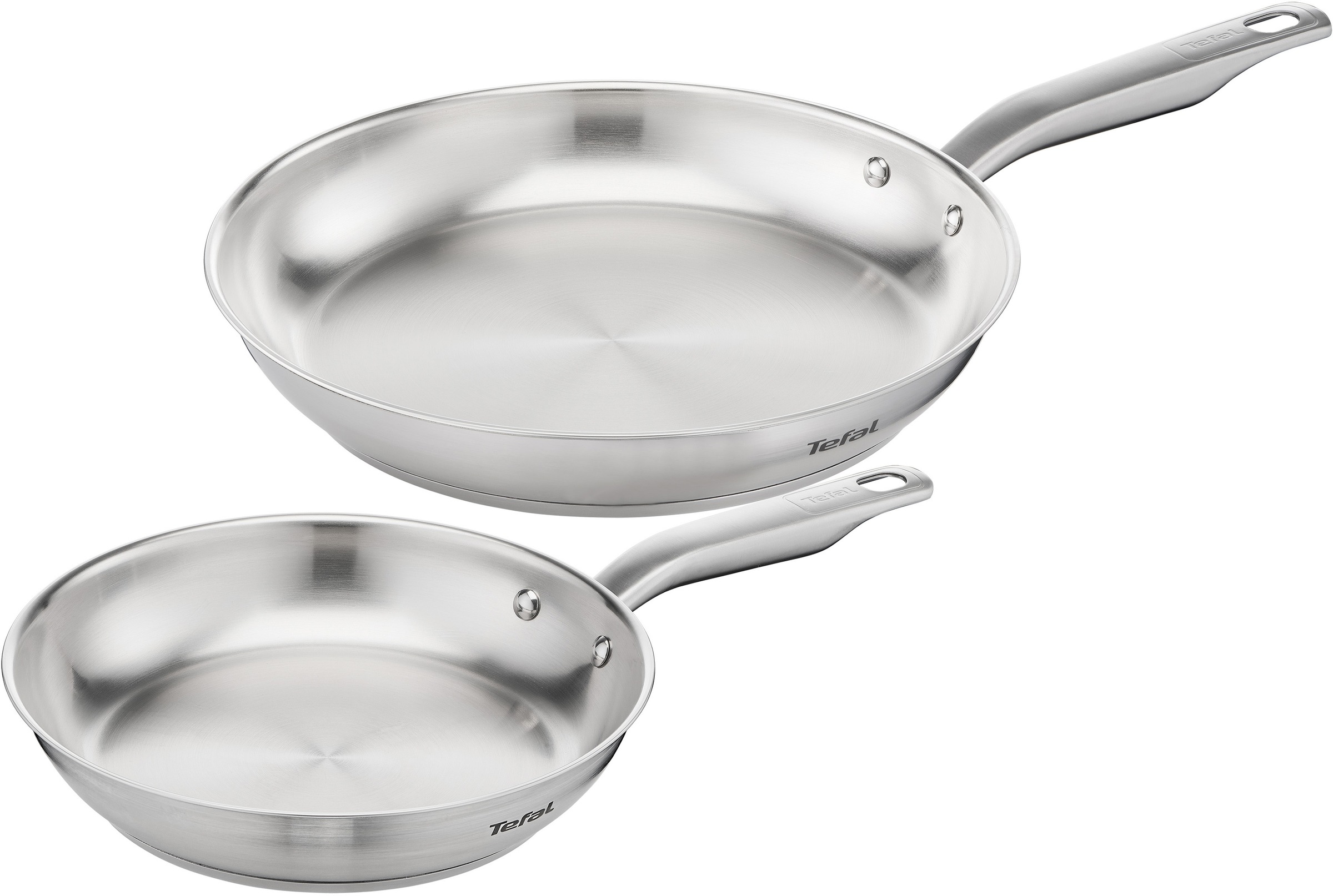 Tefal Pfannen-Set »Virtuoso, hochwertiger Premium-Edelstahl, unversiegelt«, günstig online kaufen