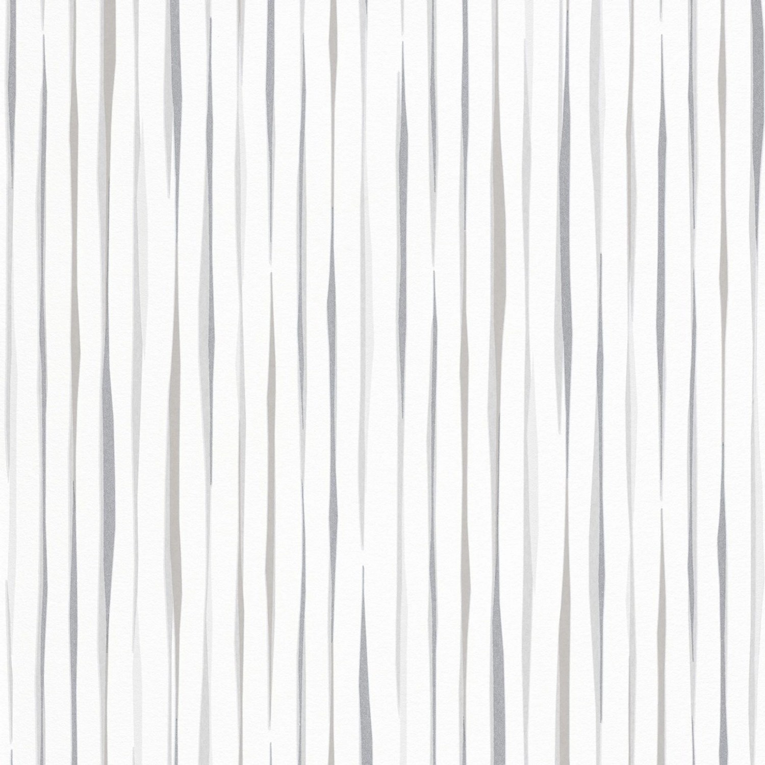 Bricoflor Grau Weiß Gestreifte Tapete Moderne Vliestapete mit Streifen Hell günstig online kaufen