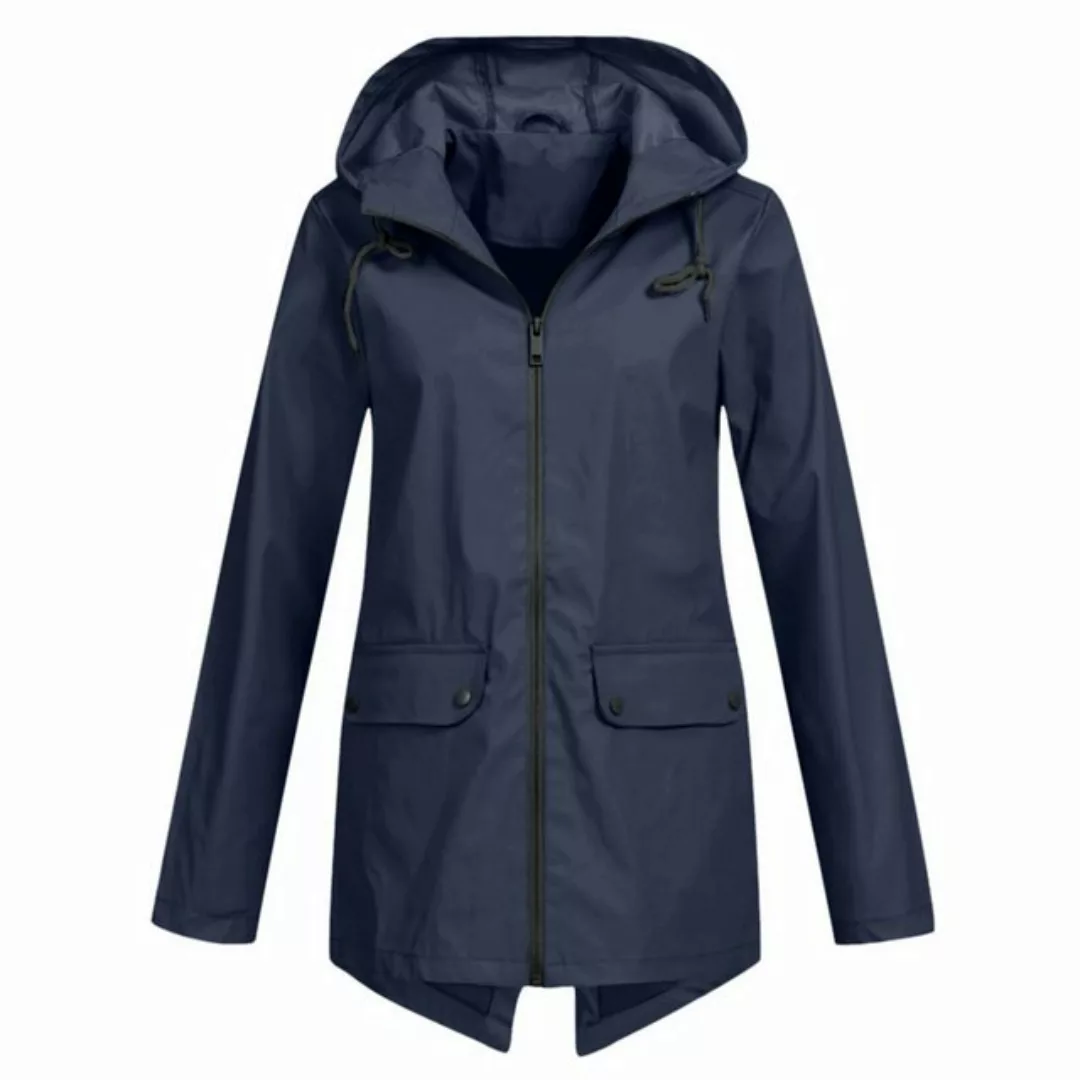 Nebelmeer Funktionsjacke Modische, vielseitige Outdoor-Windjacke mit Kapuze günstig online kaufen