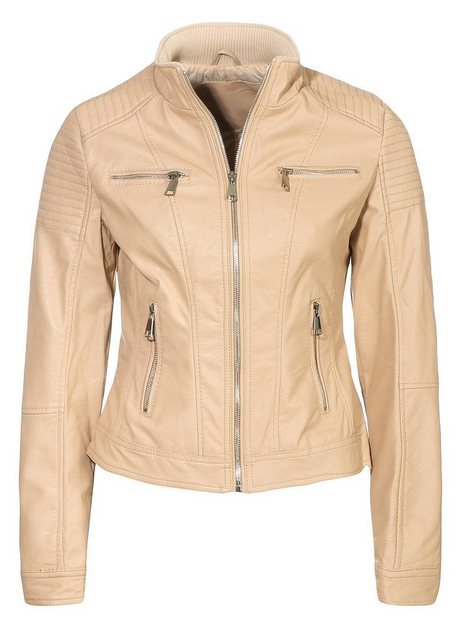 malito more than fashion Lederimitatjacke 5179 Bikerjacke kurz geschnitten günstig online kaufen