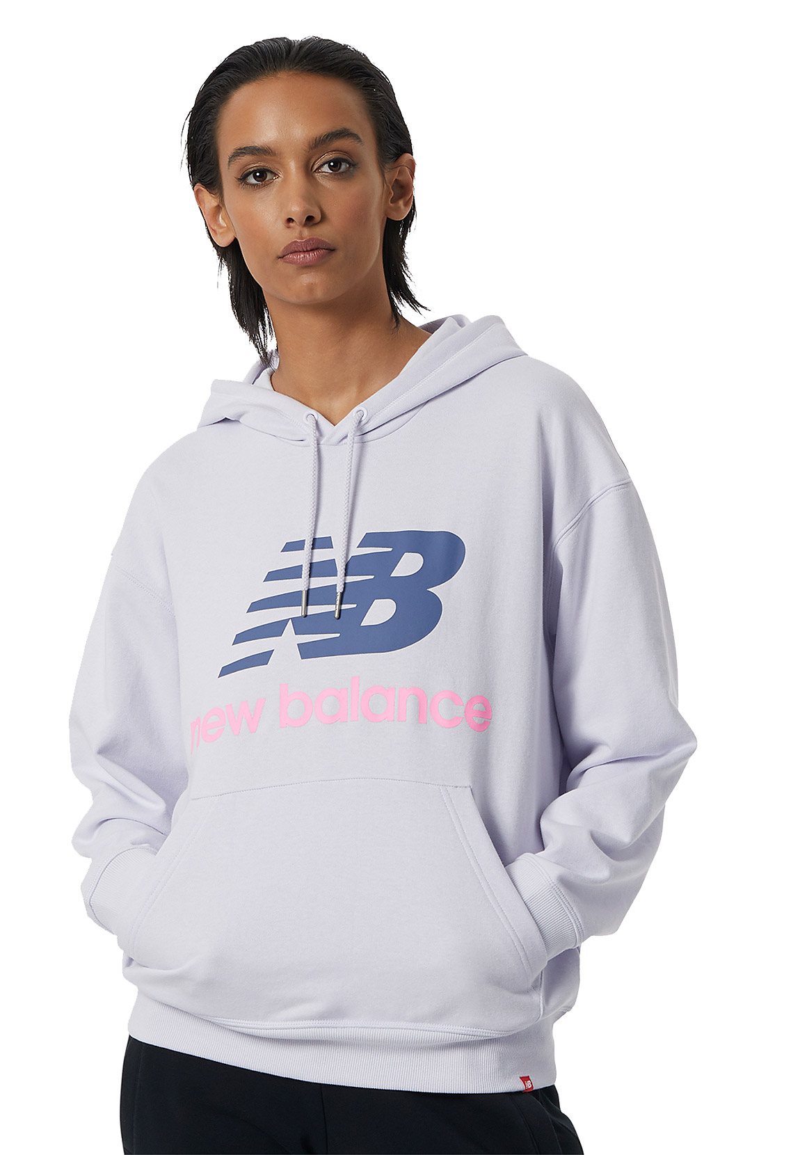 New Balance Damen Hoodie ESSENTIALS OVERSIZED STACKED LOGO WT03547 LIA Flie günstig online kaufen