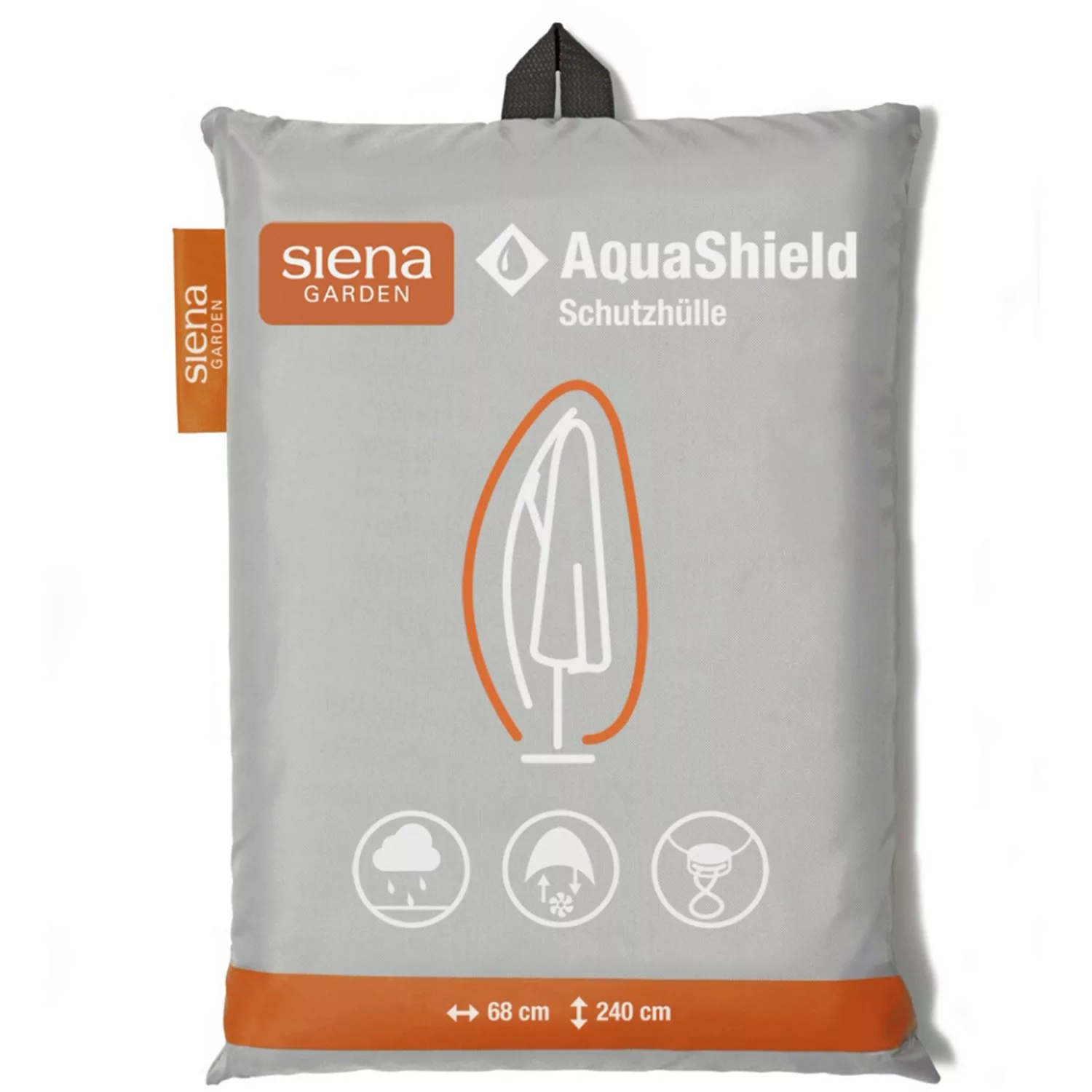 Siena Garden Gartenmöbel-Schutzhülle "AquaShield", Ampelschirmhülle 240 cm günstig online kaufen