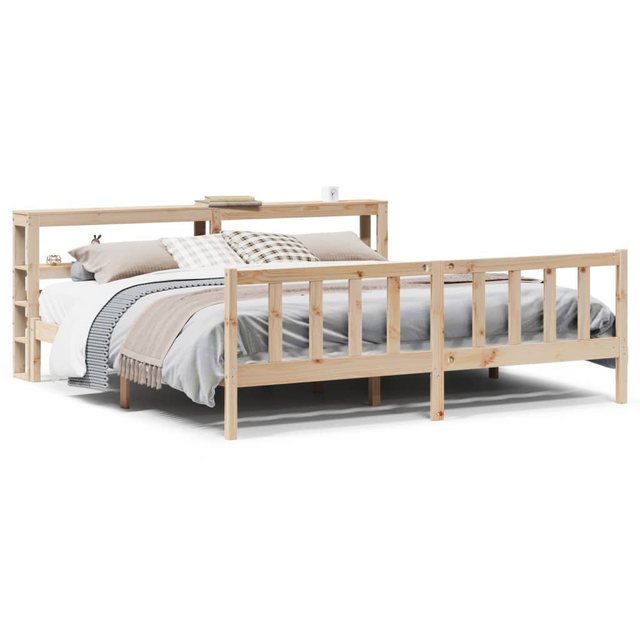 vidaXL Bett, Massivholzbett ohne Matratze 180x200 Kiefernholz günstig online kaufen