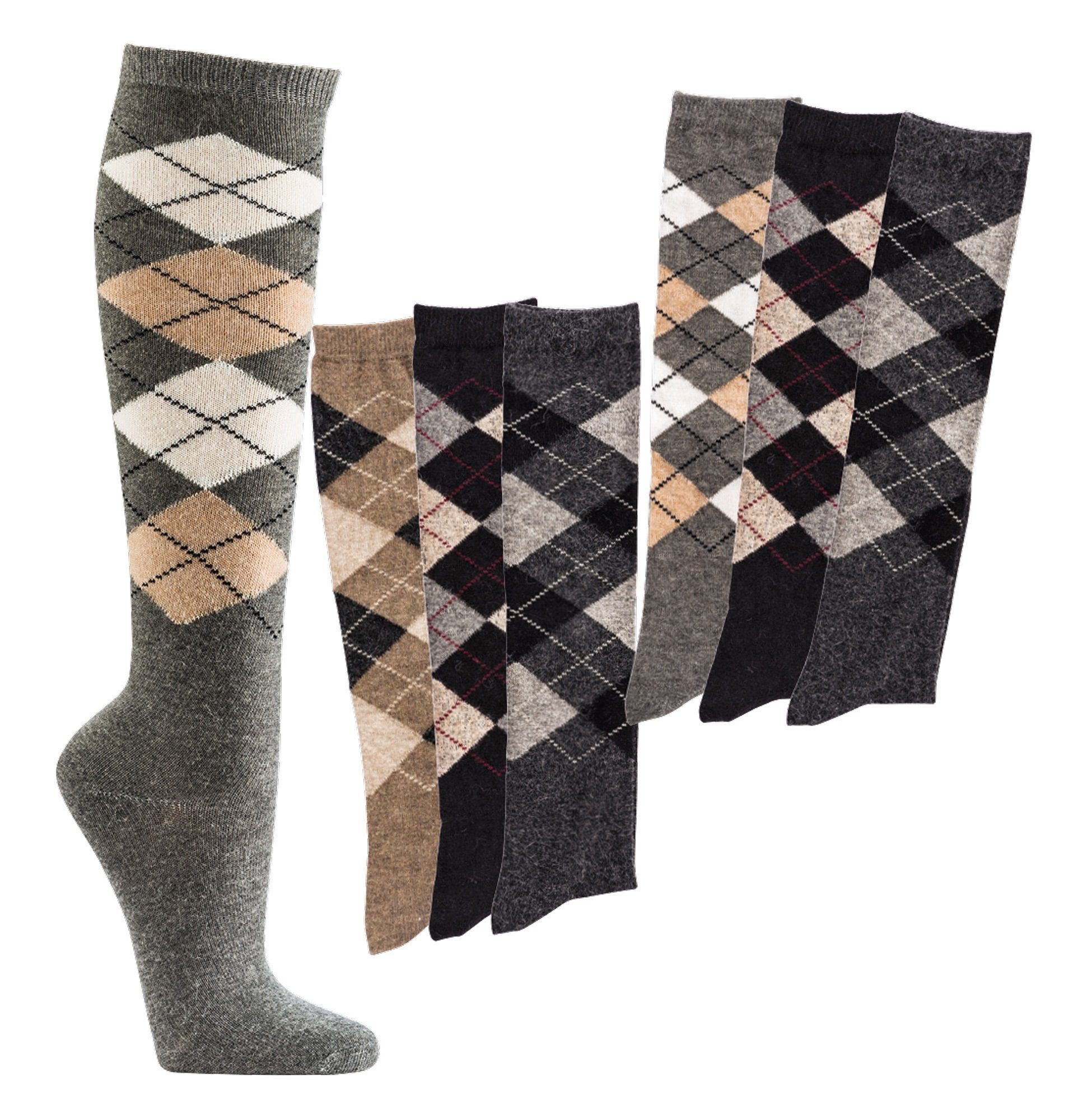 Socks 4 Fun Kniestrümpfe Alpaka Kniestrümpfe günstig online kaufen