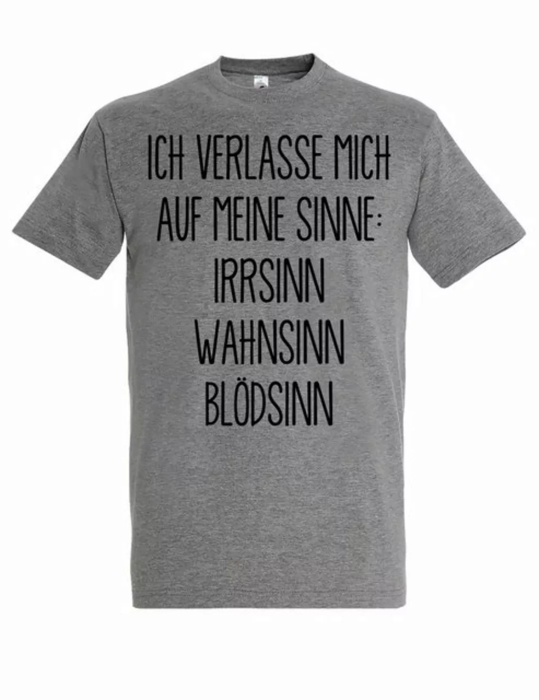 Youth Designz Print-Shirt Herren T-Shirt "Ich verlasse mich auf meine Sinne günstig online kaufen