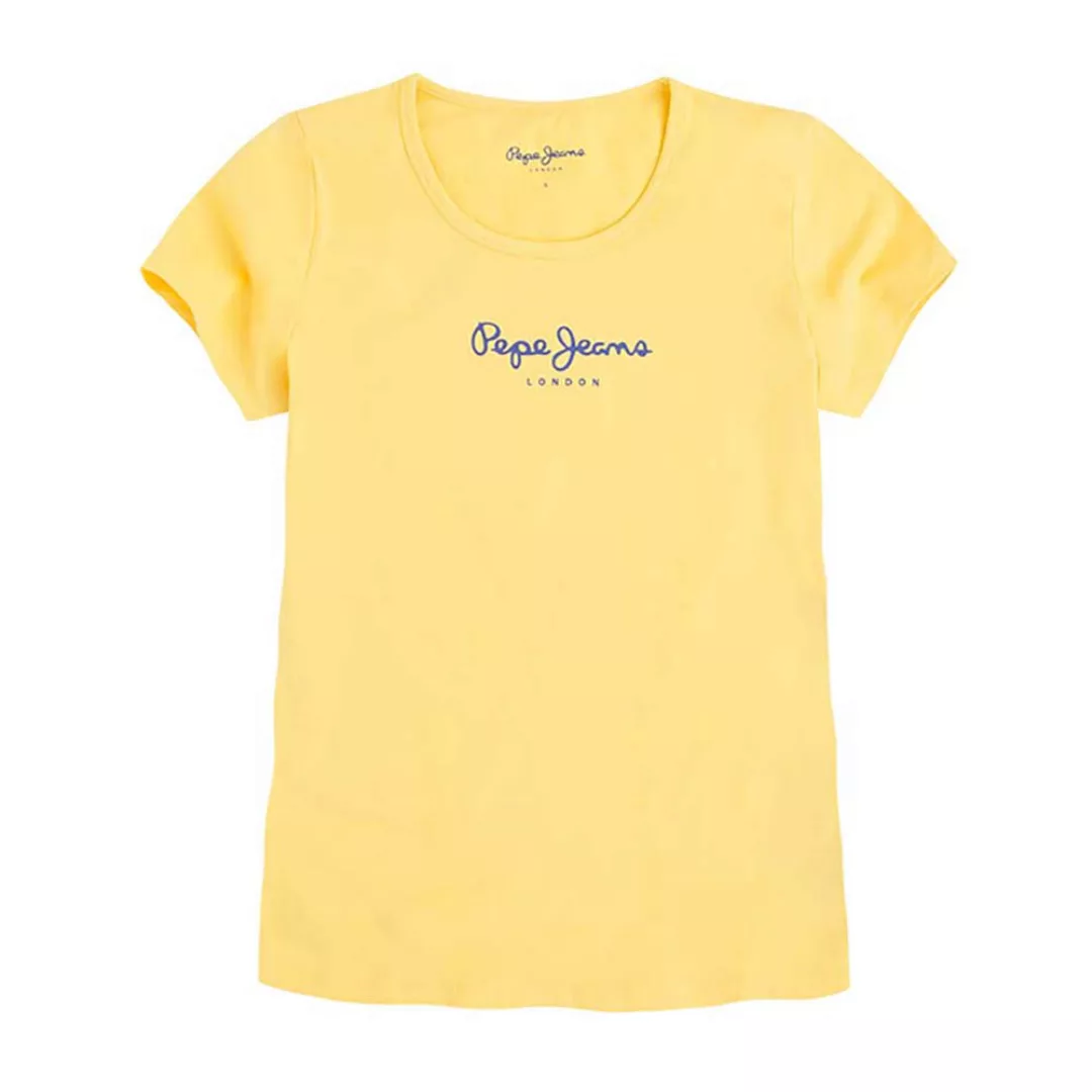 Pepe Jeans Virginia Kurzärmeliges T-shirt L Yellow günstig online kaufen