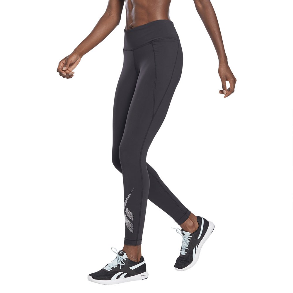 Reebok Lux Graphic Leggings L Black günstig online kaufen