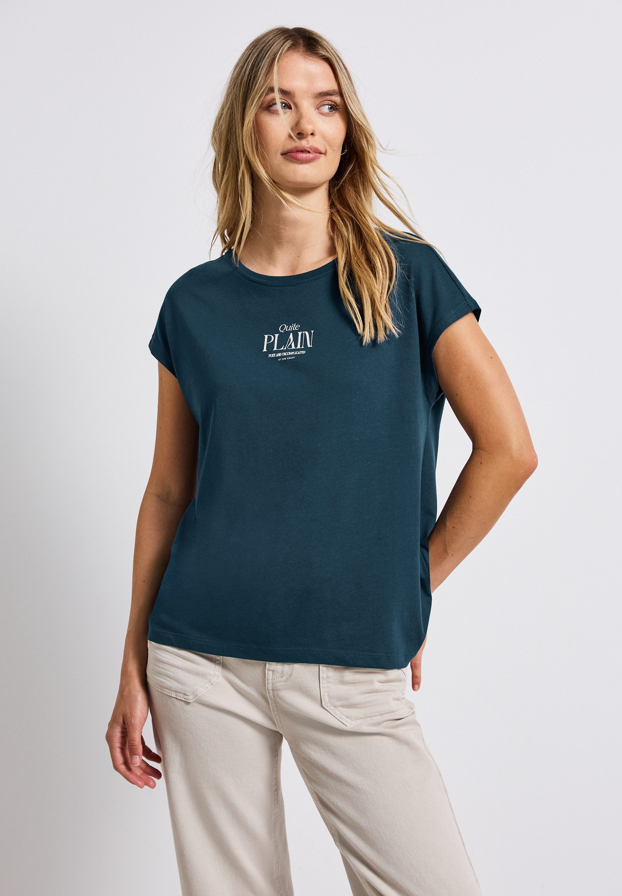 STREET ONE T-Shirt, im soften Baumwoll-Mix günstig online kaufen
