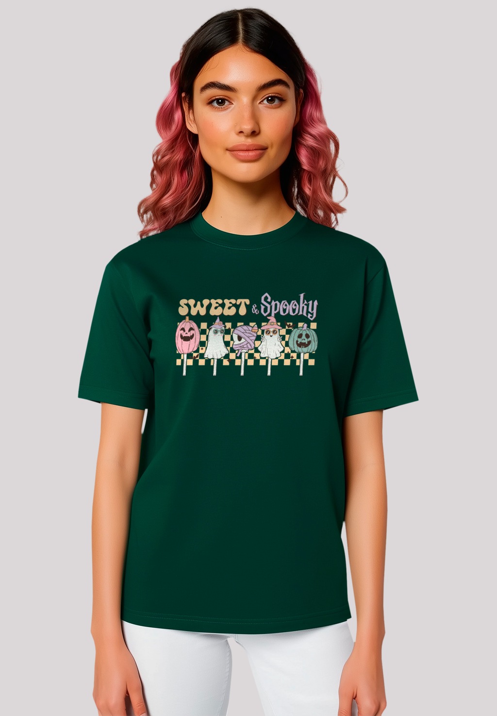 F4NT4STIC T-Shirt "Retro Halloween Sweet & Spooky", Premium Qualität, Hallo günstig online kaufen