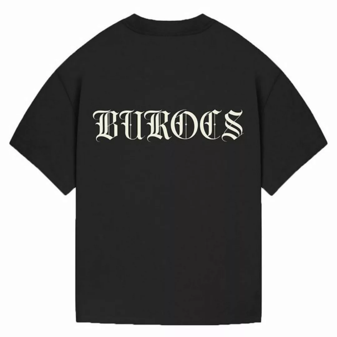 Burocs T-Shirt Old English Kontrast Nähte günstig online kaufen