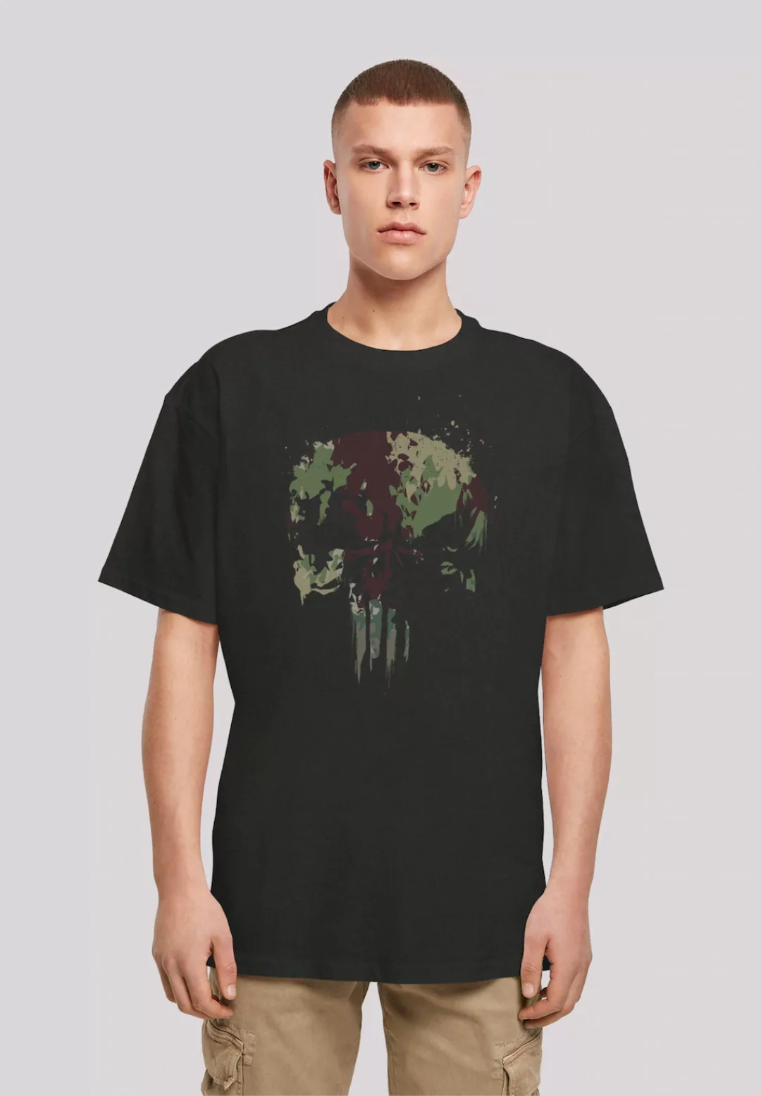 F4NT4STIC T-Shirt "Punisher TV Camo Skull", Print günstig online kaufen