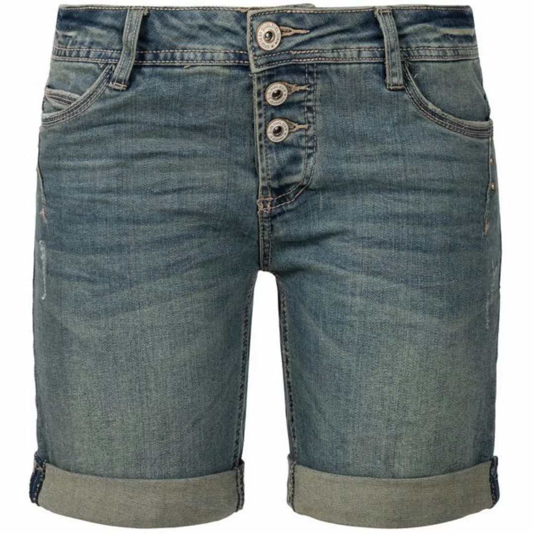 SUBLEVEL Shorts Damen Bermudas kurze Hose Baumwolle Jeans Sommer Chino Stof günstig online kaufen