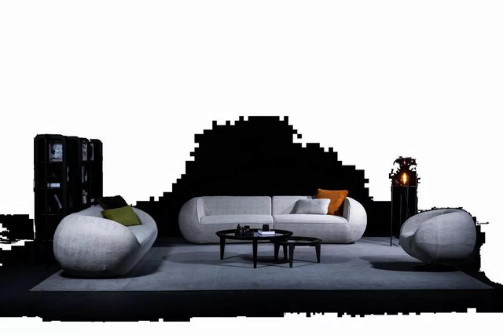 Xlmoebel Sofa Dreisitzer Sofa Stuhl Set Moderne Wohnzimmermöbel Gepolsterte günstig online kaufen