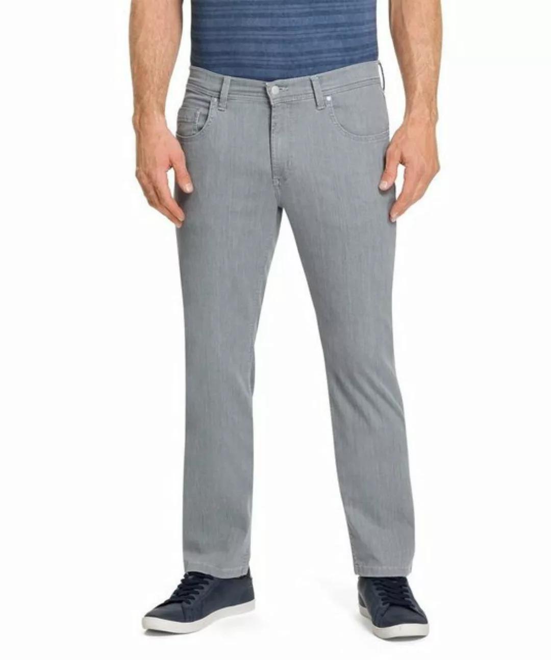 Pioneer Jeans Rando Regular Fit light grey stonewash extra lang günstig online kaufen