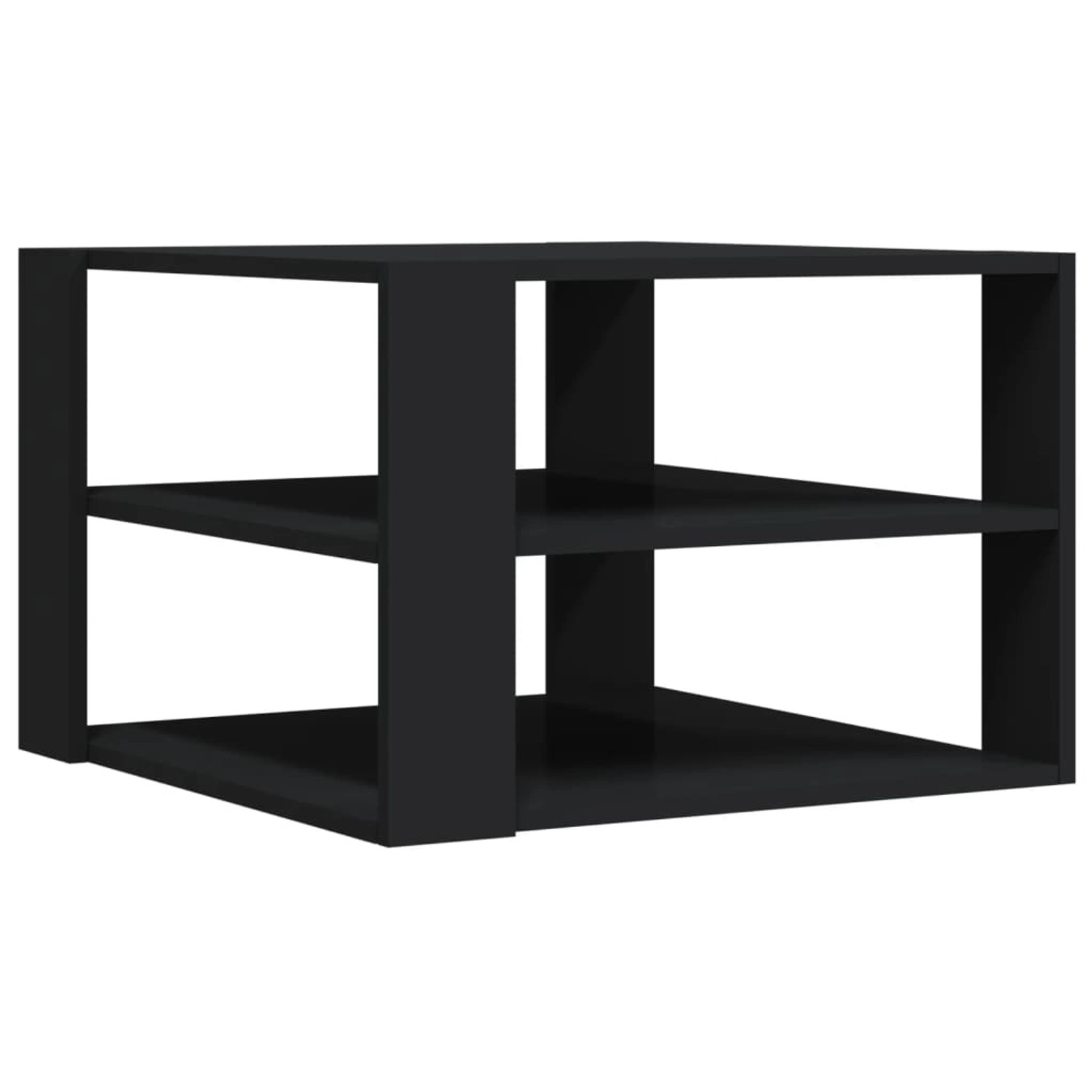 vidaXL Couchtisch Schwarz 59,5x59,5x40 cm Holzwerkstoff günstig online kaufen