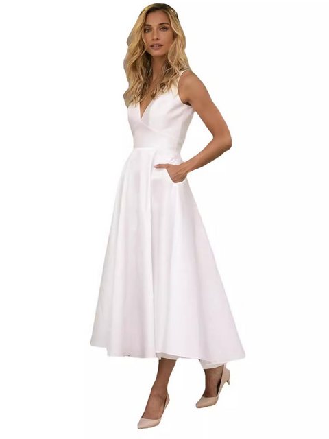 KIKI Abendkleid Schlichtes schmal geschnittenes rückenfreies Kleid günstig online kaufen