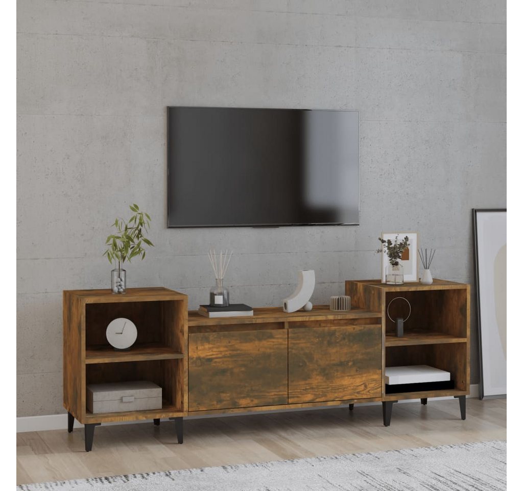 vidaXL TV-Schrank TV-Schrank Räuchereiche 160x35x55 cm Spanplatte günstig online kaufen