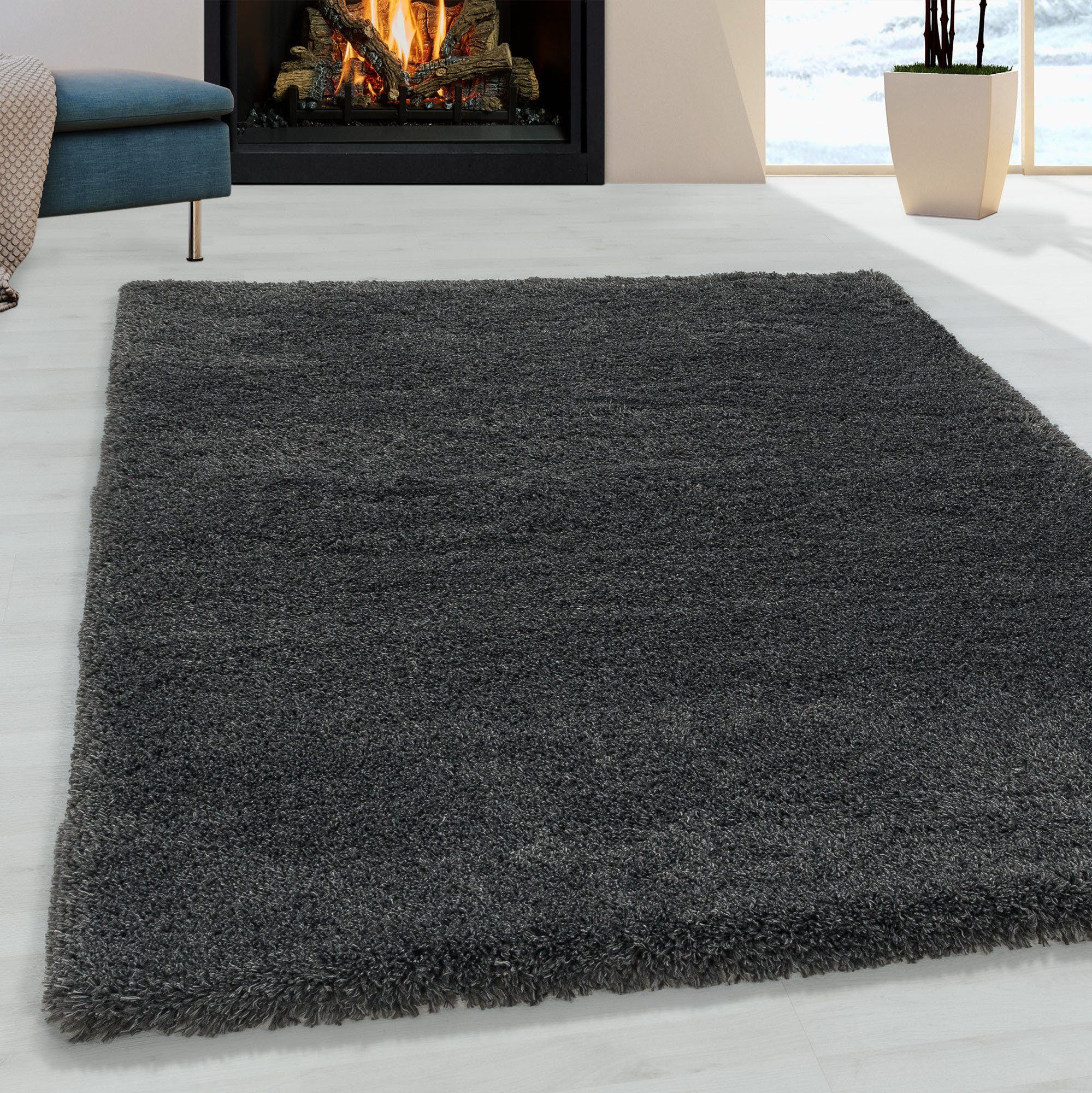 Ayyildiz Teppiche Hochflor-Teppich »FLUFFY 3500«, rechteckig, 50 mm Höhe, L günstig online kaufen