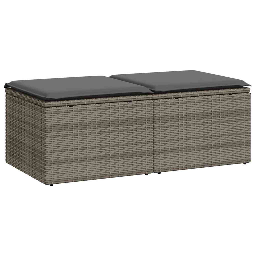 vidaXL Gartenlounge-Set 2-tlg. Garten-Sofagarnitur mit Kissen günstig online kaufen