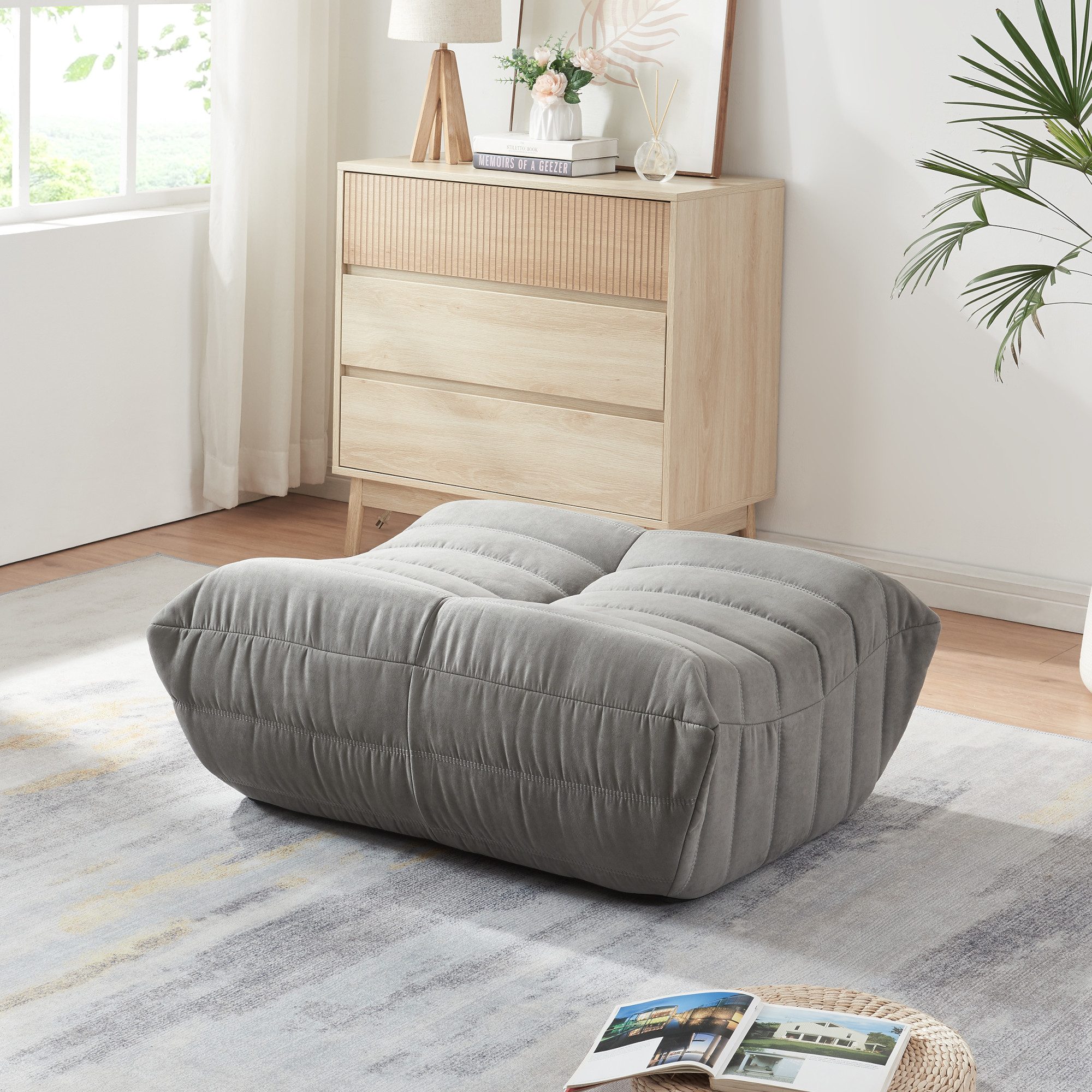 en.casa Pouf, »Kodsø« Fußhocker 35 x günstig online kaufen