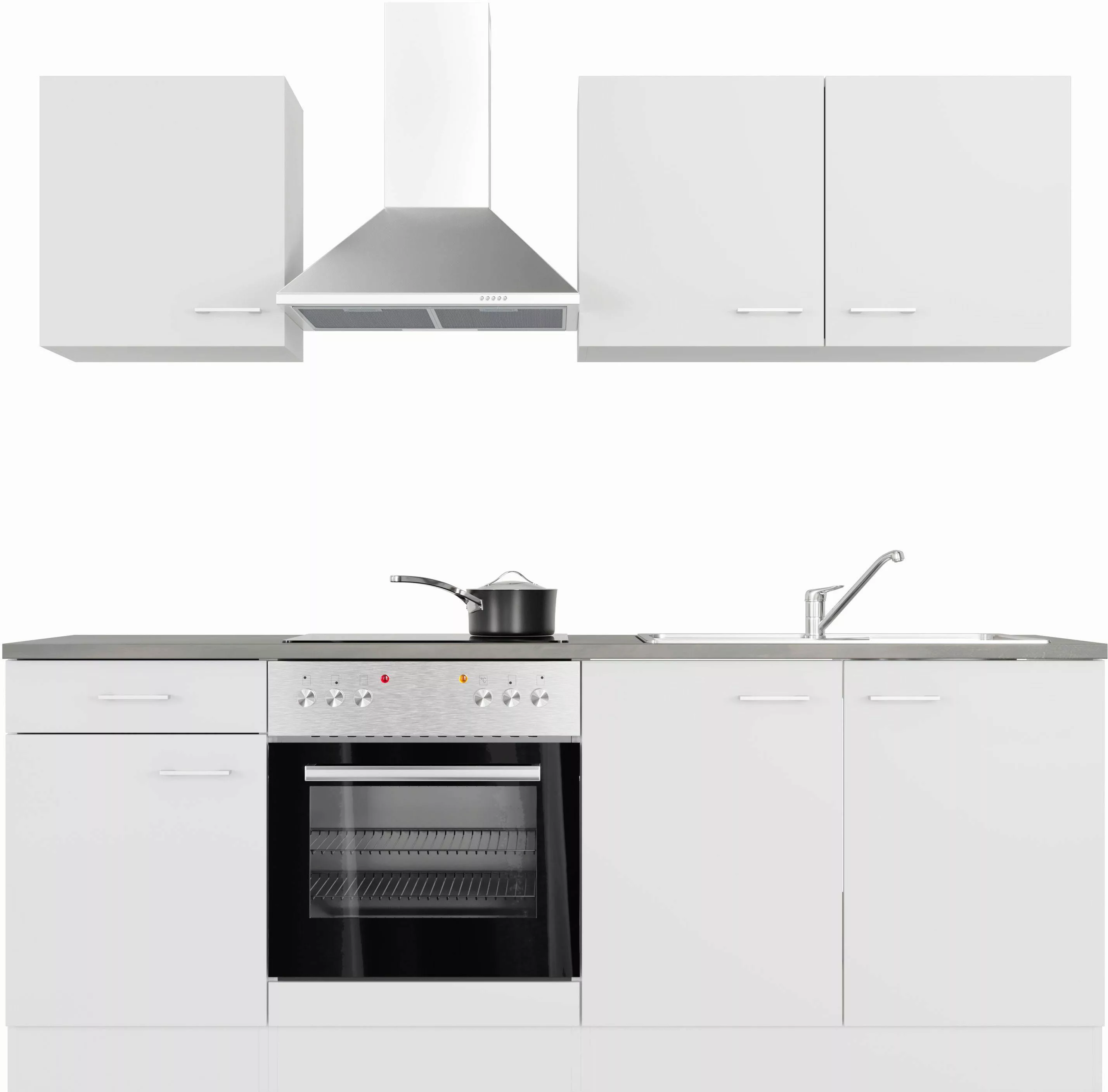 Flex-Well Küche "Lucca", wahlw. mit E-Geräten, Breite 210 cm günstig online kaufen