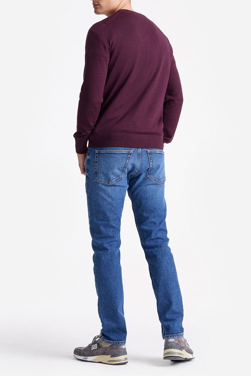 King Essentials The John Pullover Merino Burgundy - Größe XXL günstig online kaufen