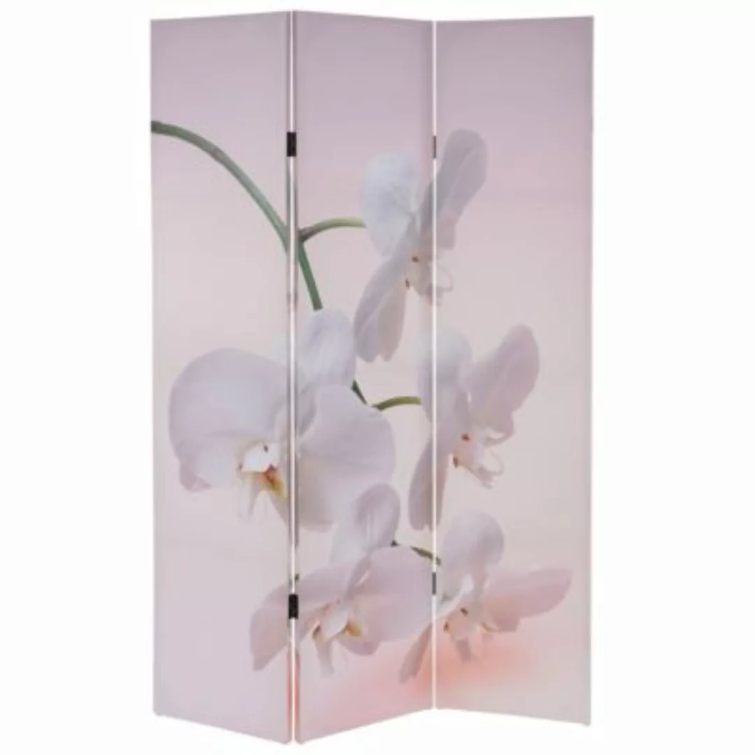 HWC Mendler Foto-Paravent, 180x120cm, Orchidee mehrfarbig günstig online kaufen