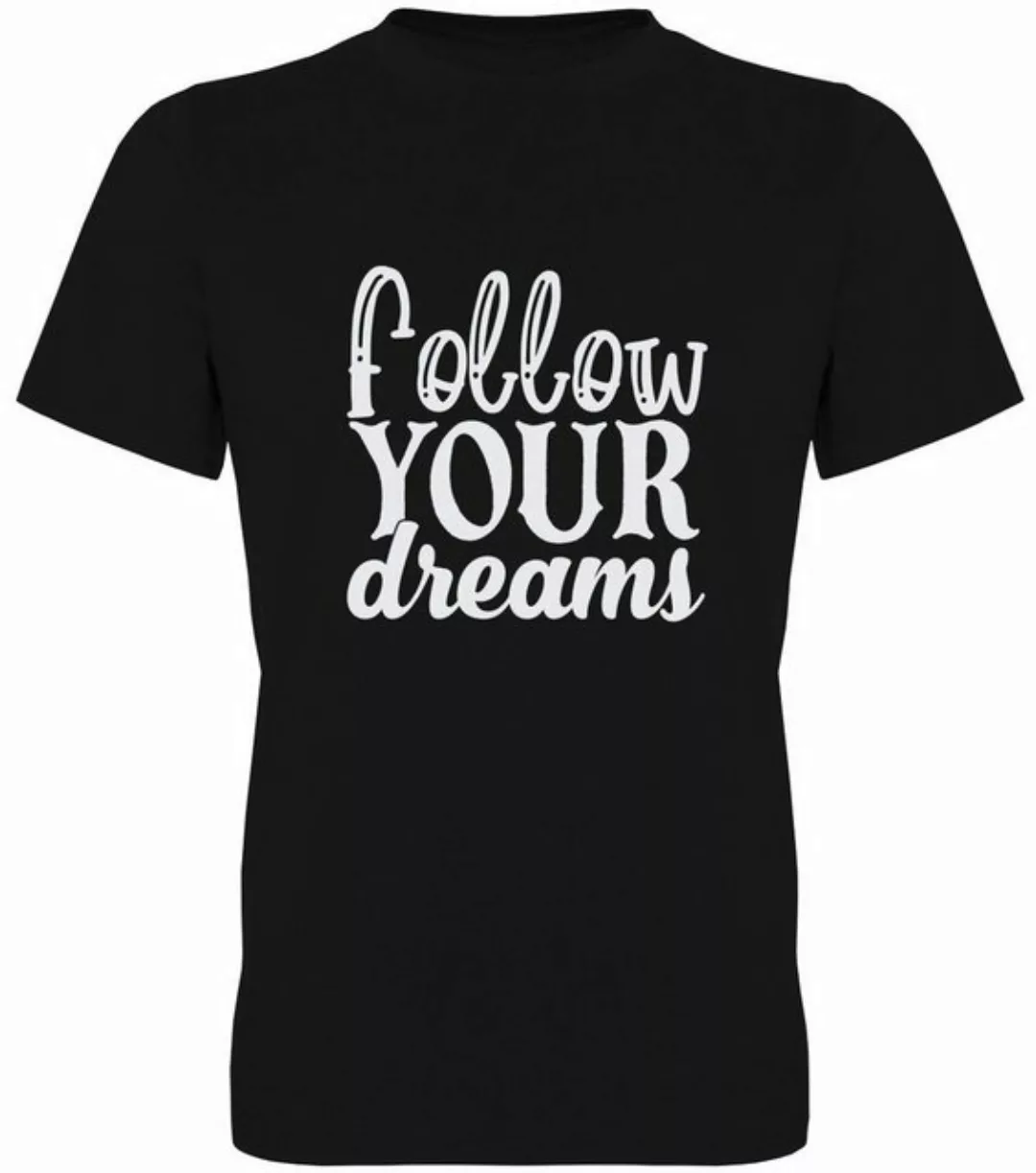 G-graphics T-Shirt Follow your dreams Herren T-Shirt, mit trendigem Frontpr günstig online kaufen
