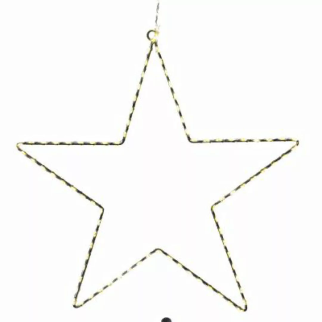 MARELIDA LED Stern Metallstern hängend 130LED Außen D: 38cm weiß  Erwachsen günstig online kaufen